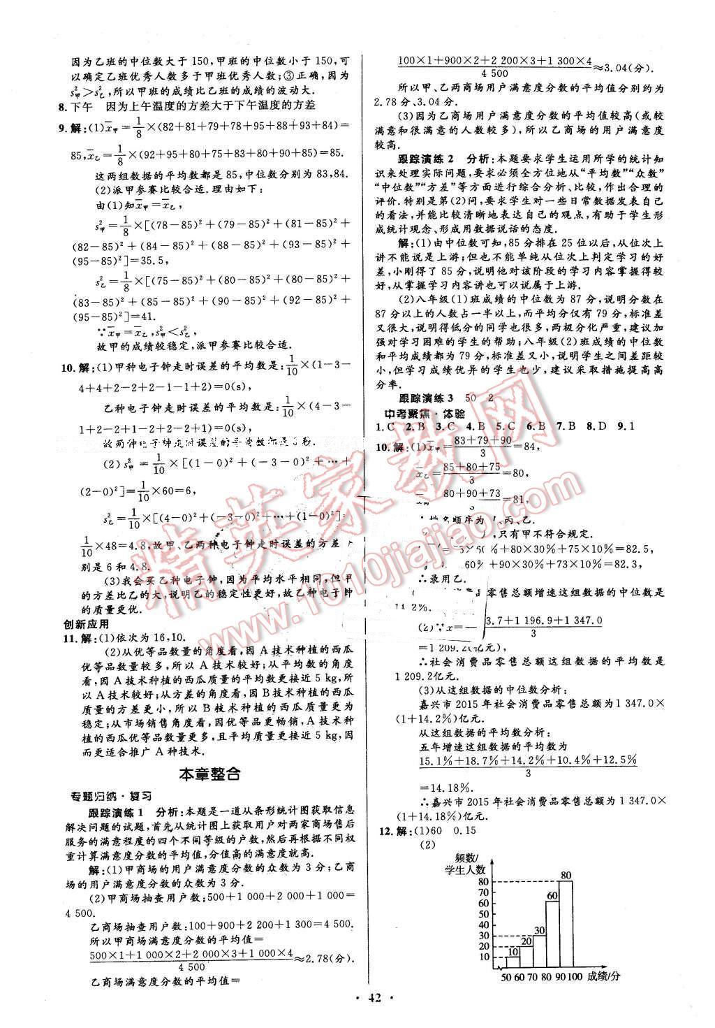 2016年初中同步測控優(yōu)化設(shè)計(jì)八年級(jí)數(shù)學(xué)下冊人教版 第24頁