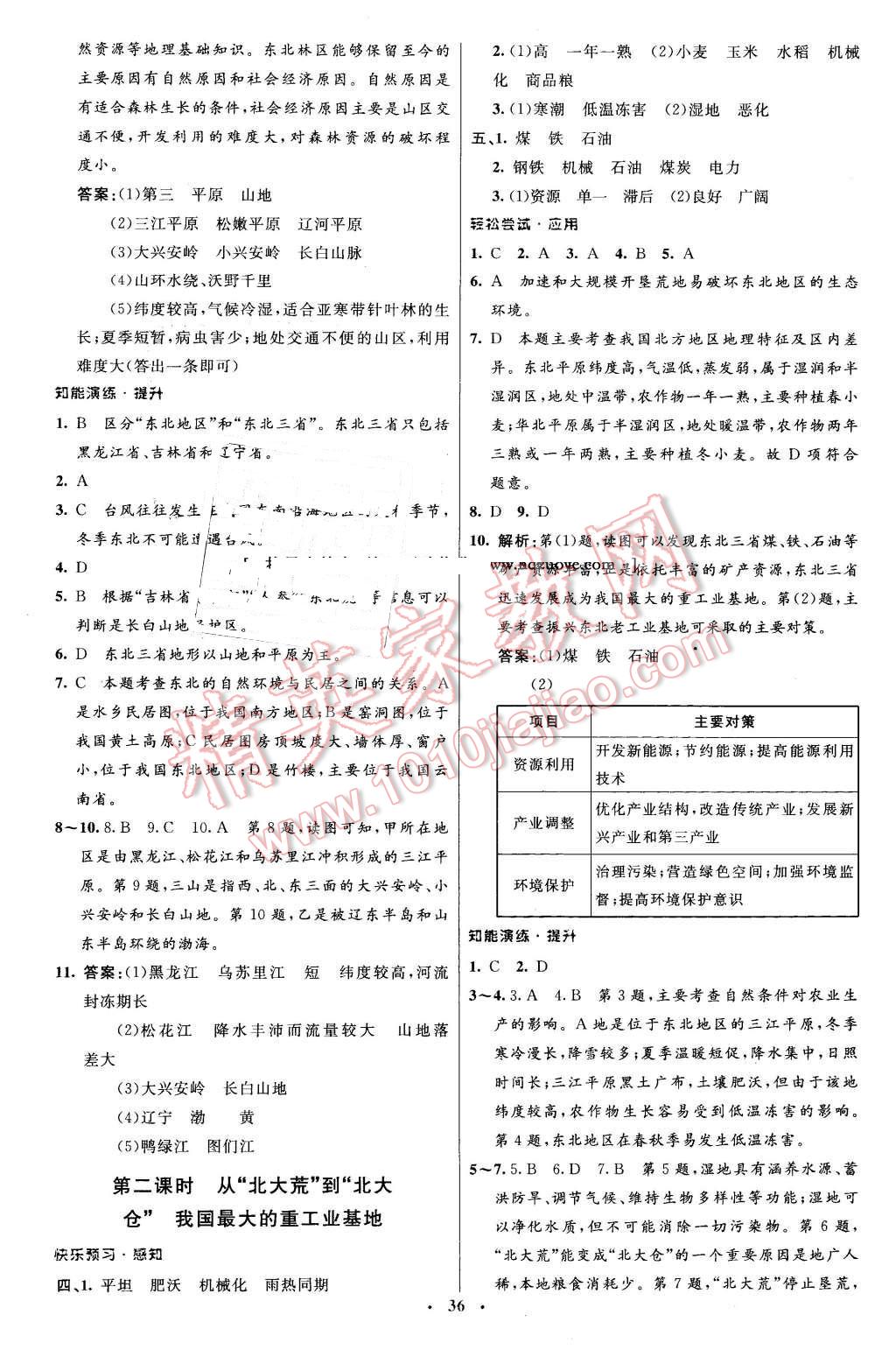 2016年初中同步測(cè)控優(yōu)化設(shè)計(jì)八年級(jí)地理下冊(cè)人教版 第4頁(yè)