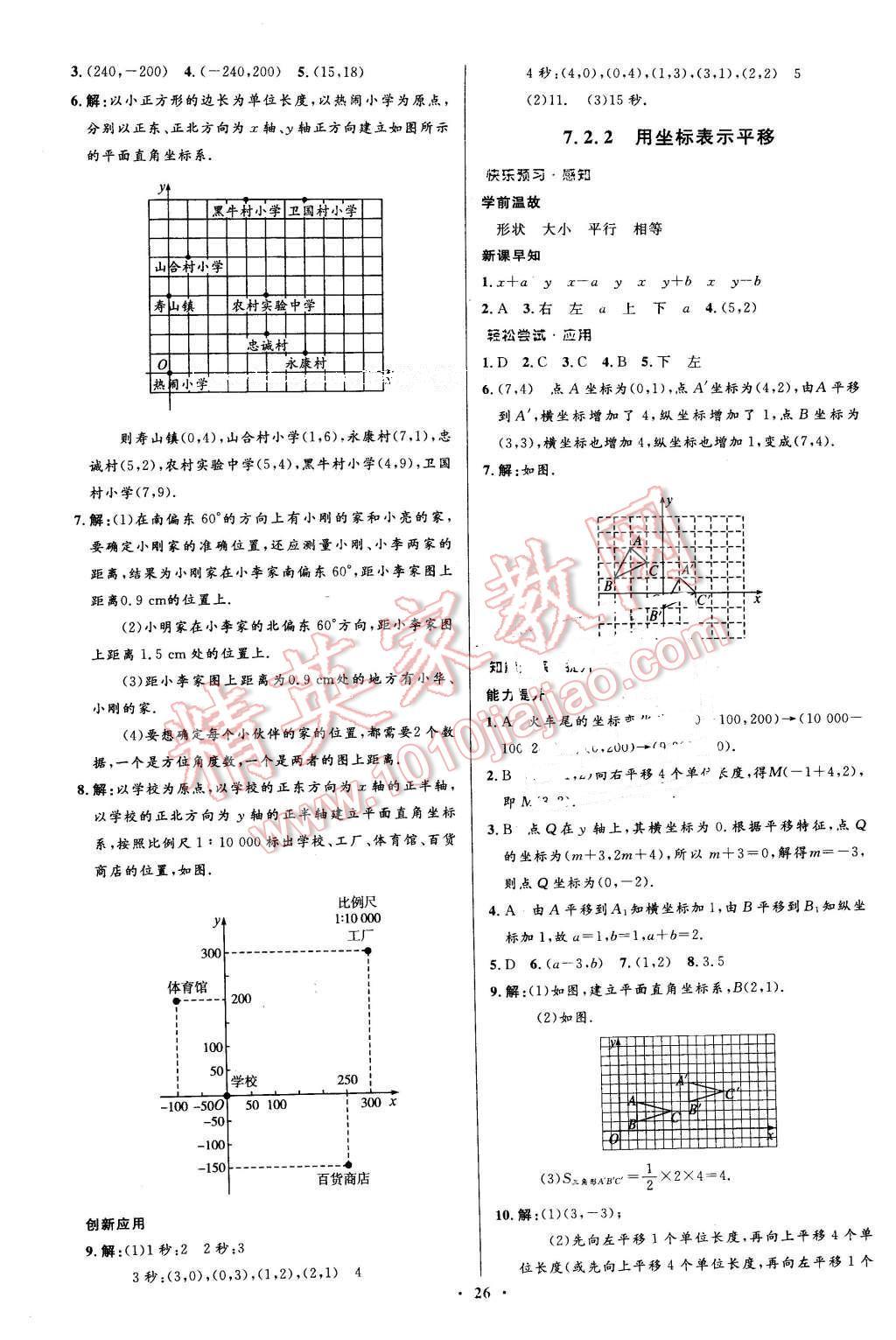 2016年初中同步测控优化设计七年级数学下册人教版 第12页