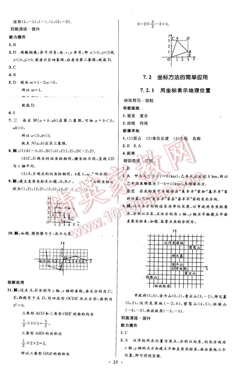 2016年初中同步測控優(yōu)化設(shè)計(jì)七年級(jí)數(shù)學(xué)下冊人教版 第11頁