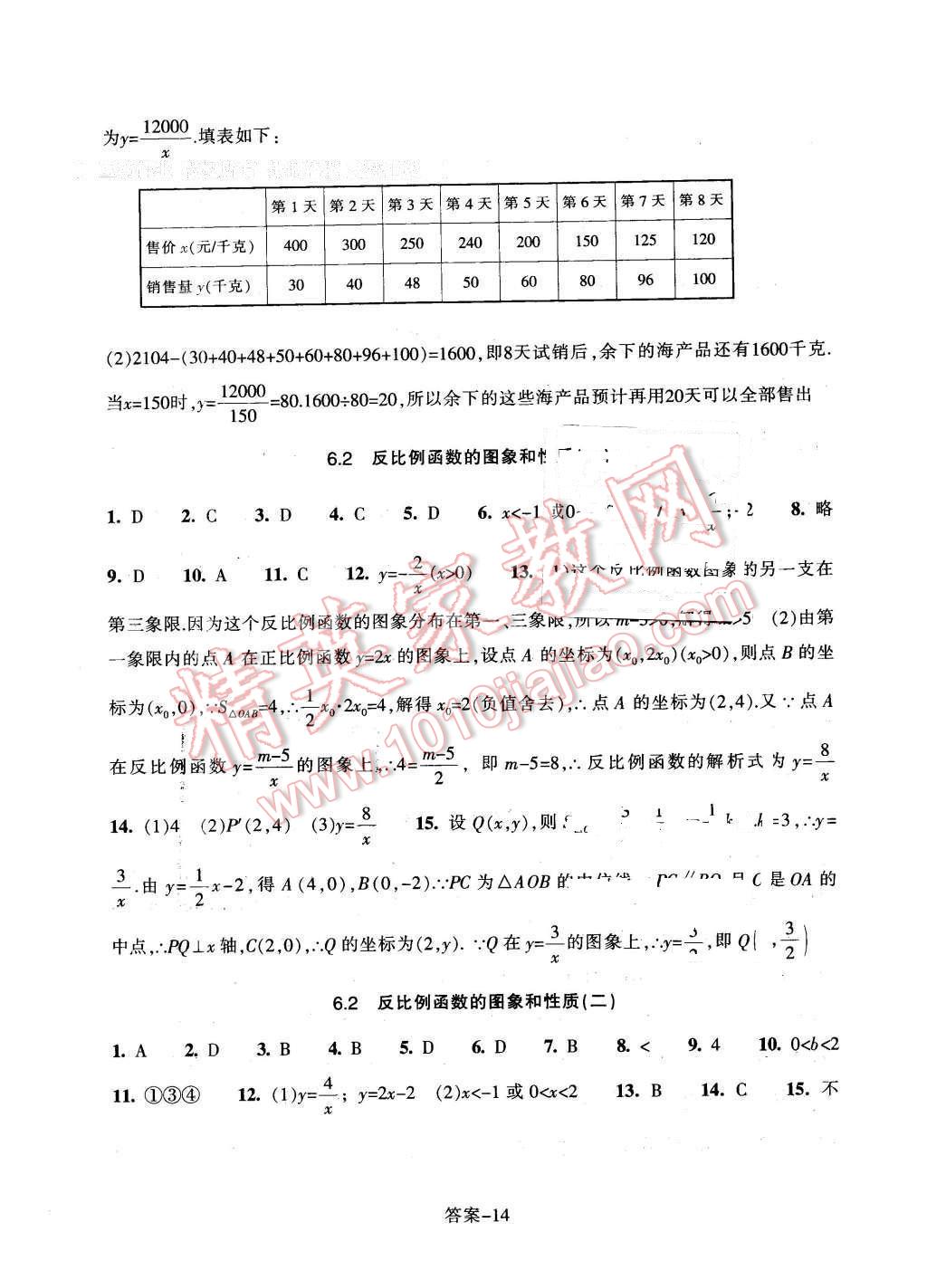 2016年每課一練八年級數(shù)學(xué)下冊浙教版浙江少年兒童出版社 第14頁