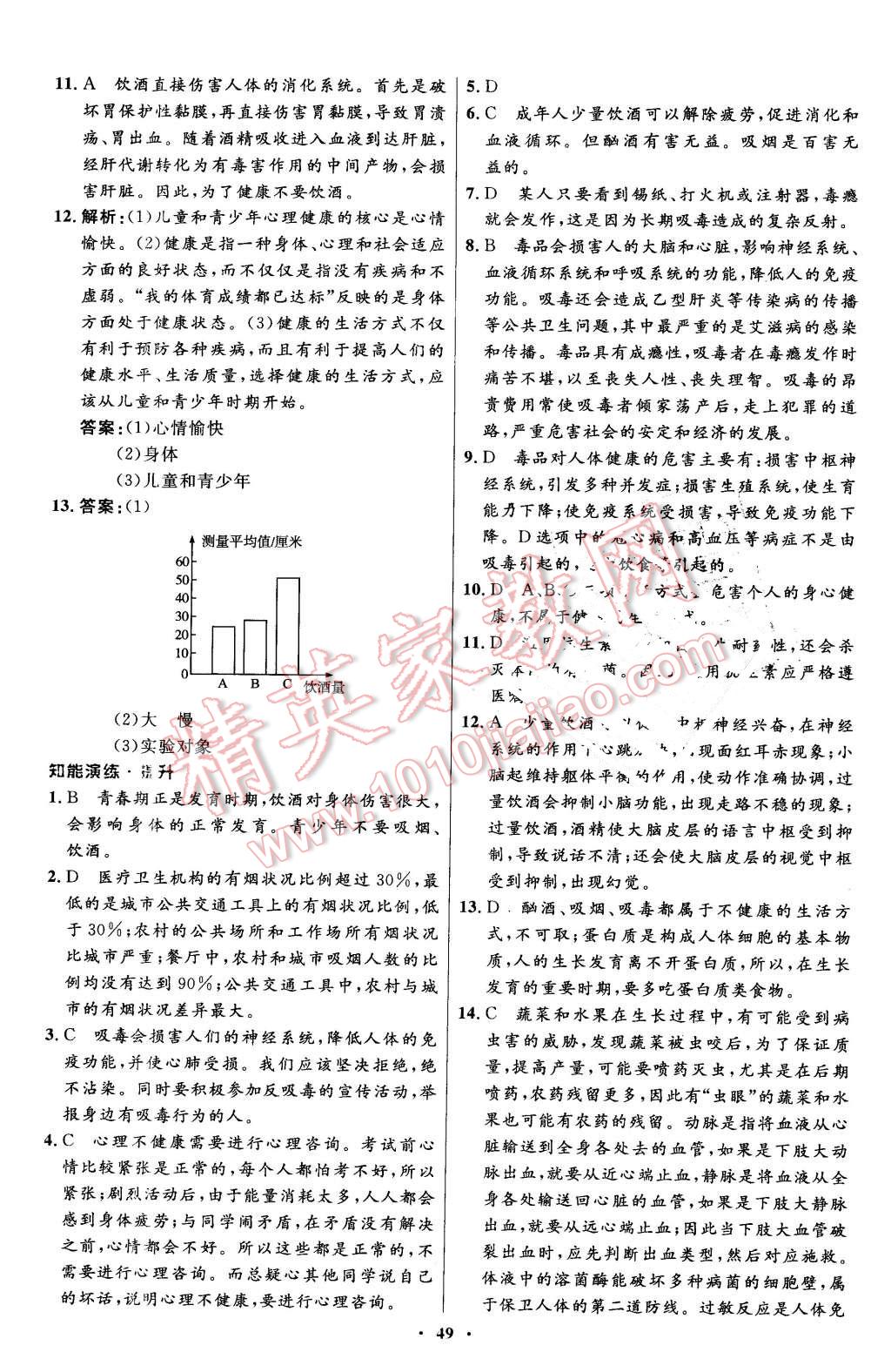 2016年初中同步测控优化设计八年级生物学下册人教版X 第25页