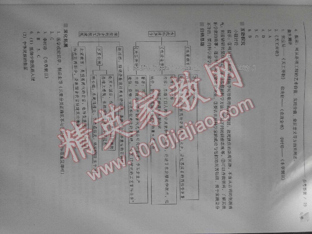 2016年新课程问题解决导学方案七年级中国历史下册华东师大版 第49页