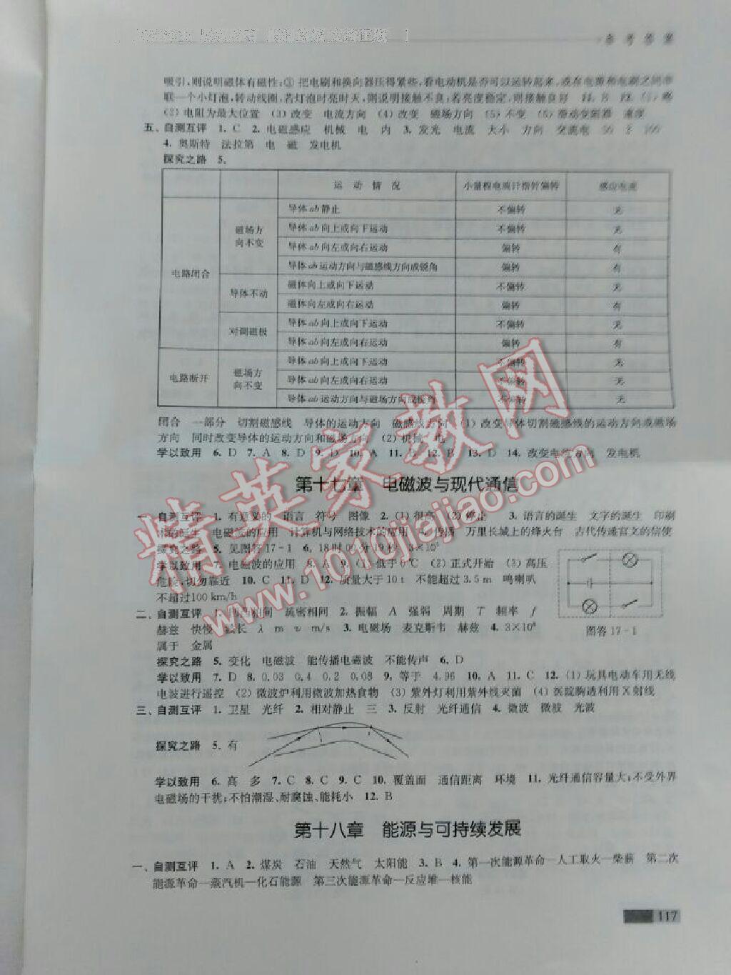 2015年學(xué)習(xí)與評價九年級物理下冊蘇科版 第19頁