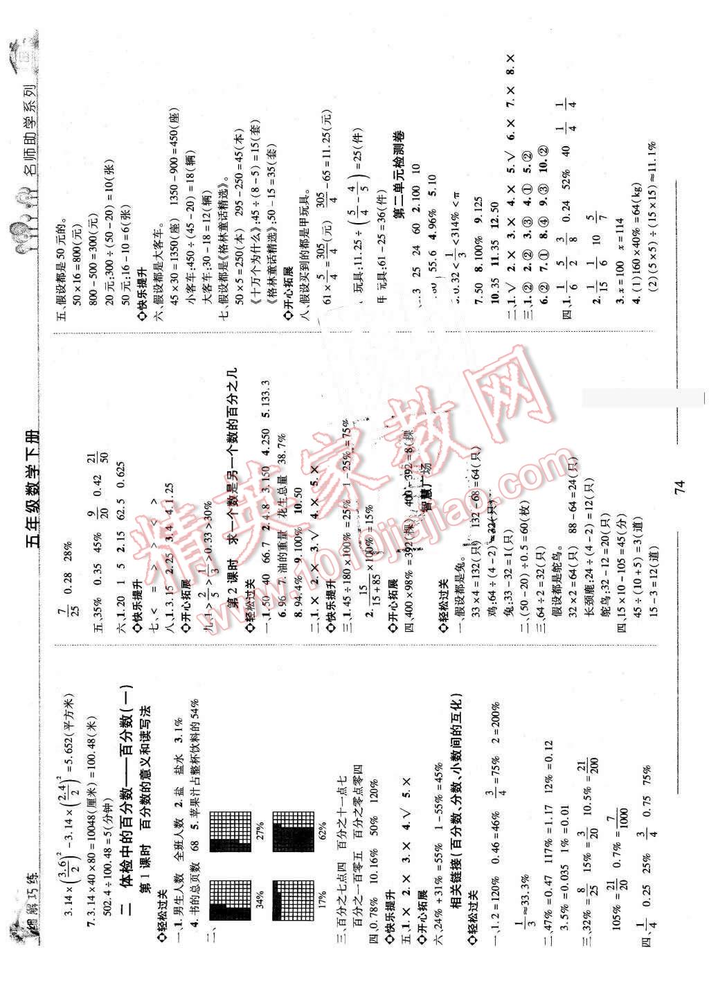 2016年細(xì)解巧練五年級(jí)數(shù)學(xué)下冊(cè)魯教版 第2頁(yè)