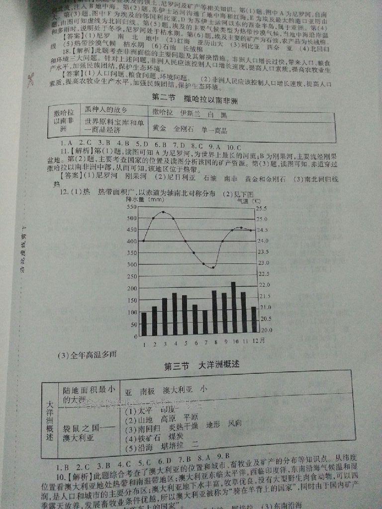 2015年新課程實踐與探究叢書七年級地理下冊粵教版 第20頁