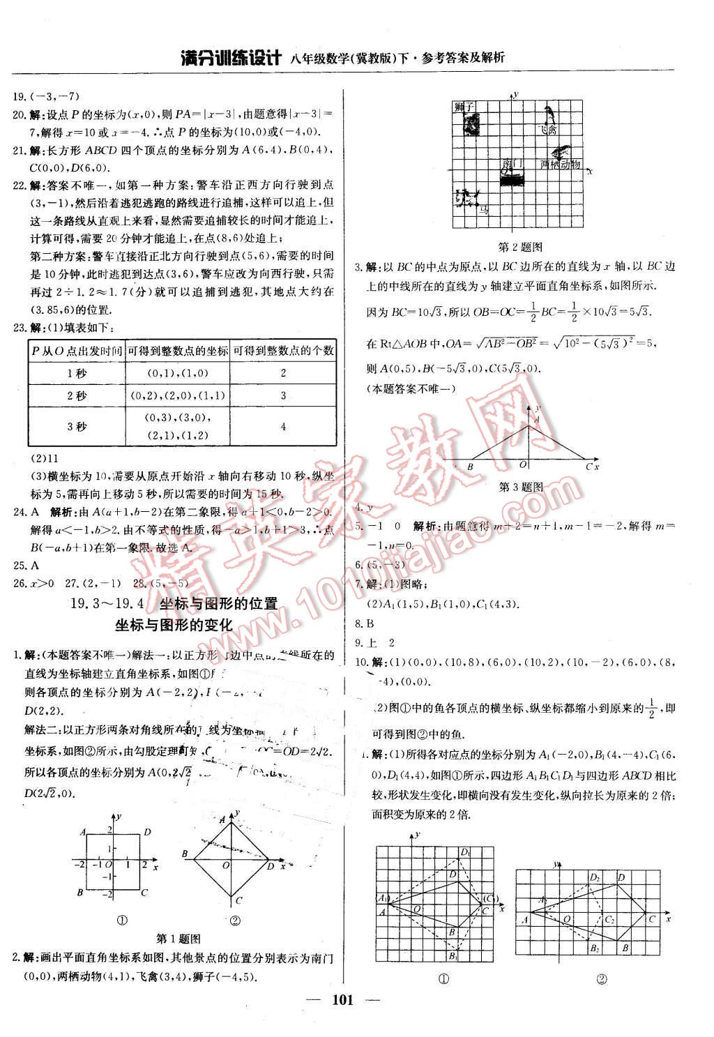 2016年滿分訓(xùn)練設(shè)計(jì)八年級(jí)數(shù)學(xué)下冊(cè)冀教版 第6頁(yè)