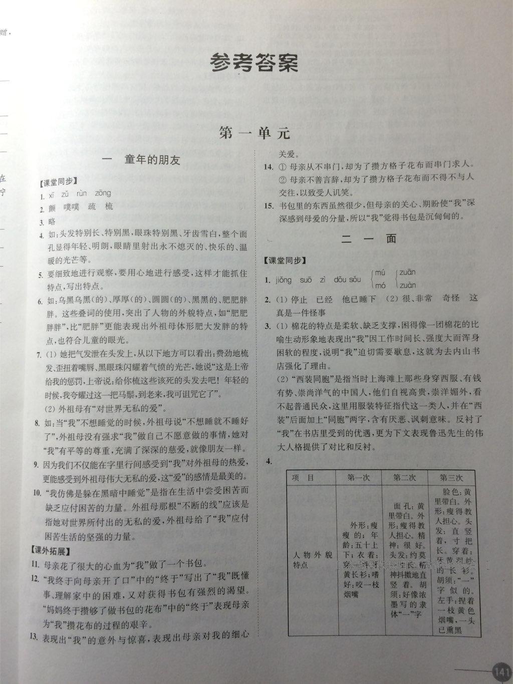 2015年同步練習七年級語文下冊蘇教版 第33頁