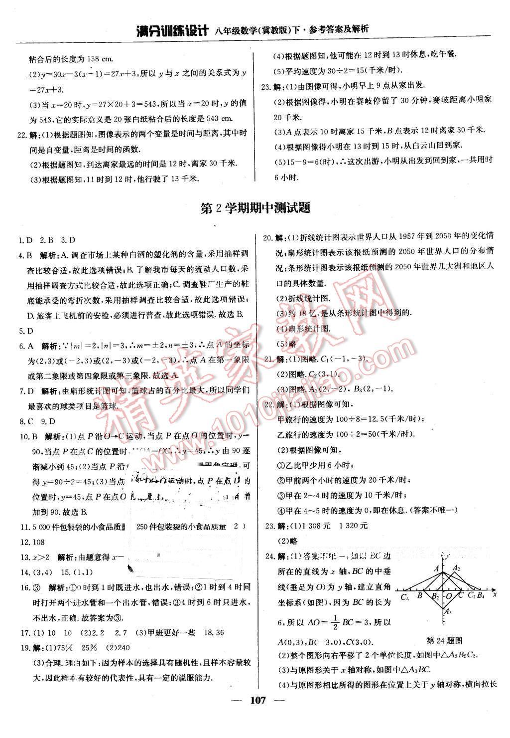 2016年滿分訓(xùn)練設(shè)計八年級數(shù)學(xué)下冊冀教版 第12頁