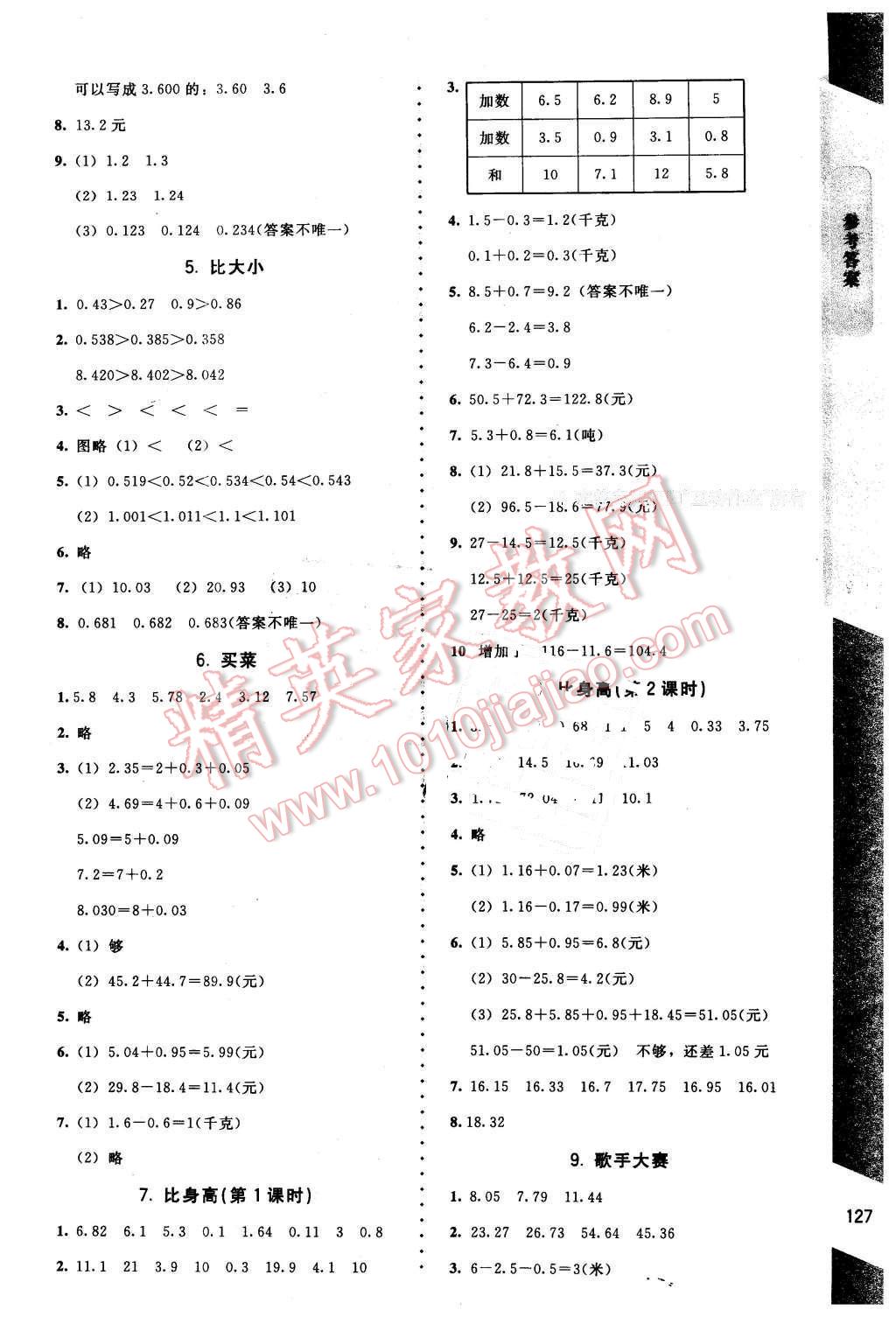 2016年數(shù)學(xué)伴你成長四年級下冊北師大版山西專版 第2頁