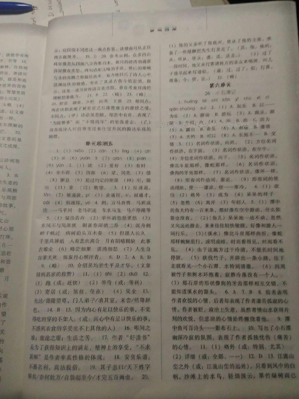 2015年同步训练八年级语文下册人教版河北人民出版社 第29页