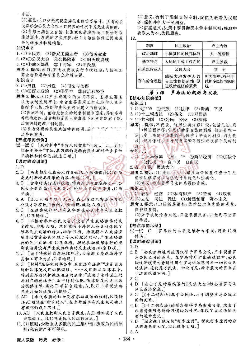 2015年高中新課標(biāo)同步用書全優(yōu)課堂歷史必修1人教版 第4頁