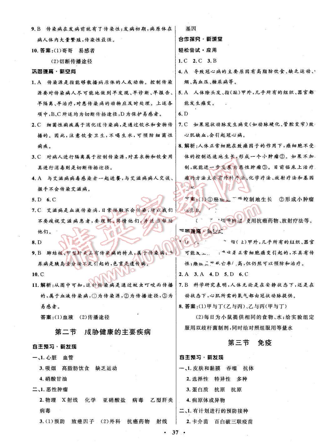 2015年南方新課堂金牌學案八年級生物學下冊蘇教版 第13頁