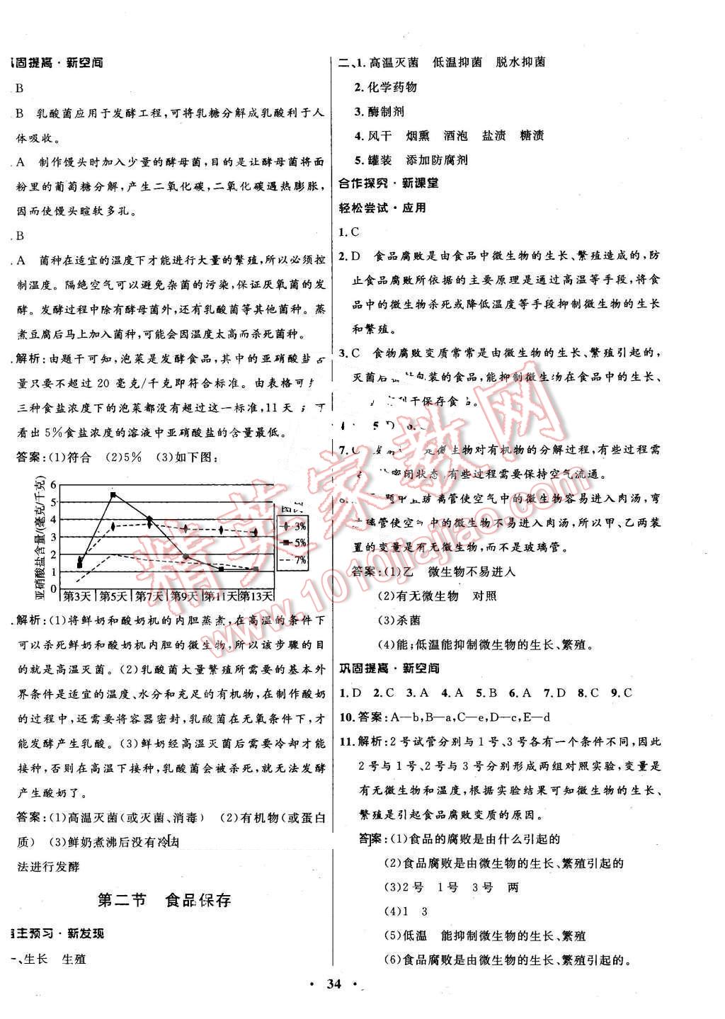 2015年南方新課堂金牌學案八年級生物學下冊蘇教版 第10頁