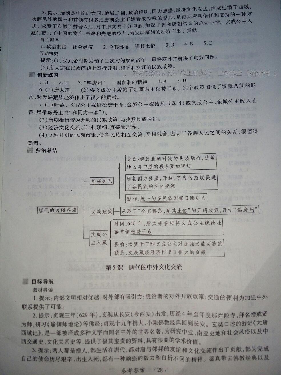 2016年一課一練創(chuàng)新練習(xí)七年級歷史下冊華師大版 第28頁