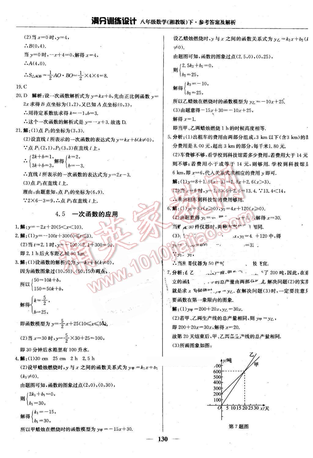 2016年滿分訓(xùn)練設(shè)計八年級數(shù)學(xué)下冊湘教版 第27頁