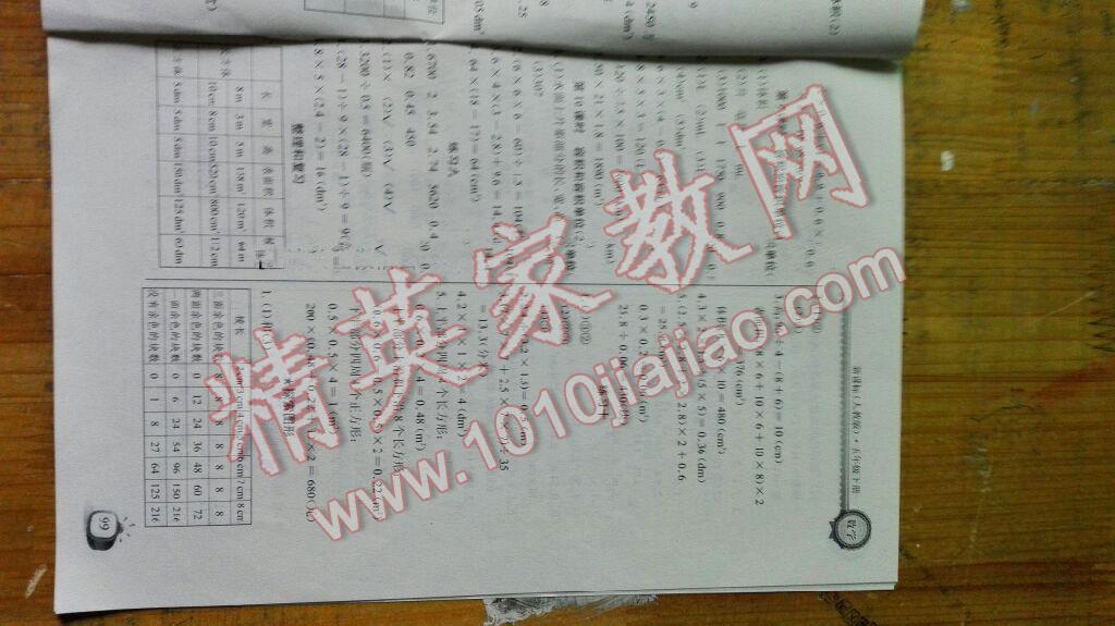 2015年長江全能學(xué)案同步練習(xí)冊五年級數(shù)學(xué)下冊人教版 第5頁