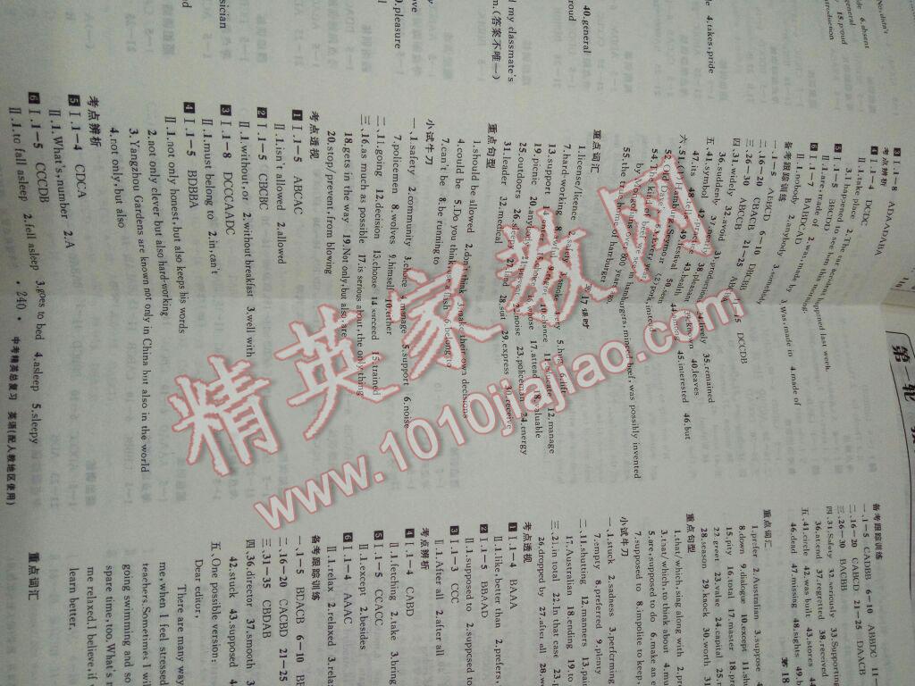 中考精英總復(fù)習(xí)英語 第13頁