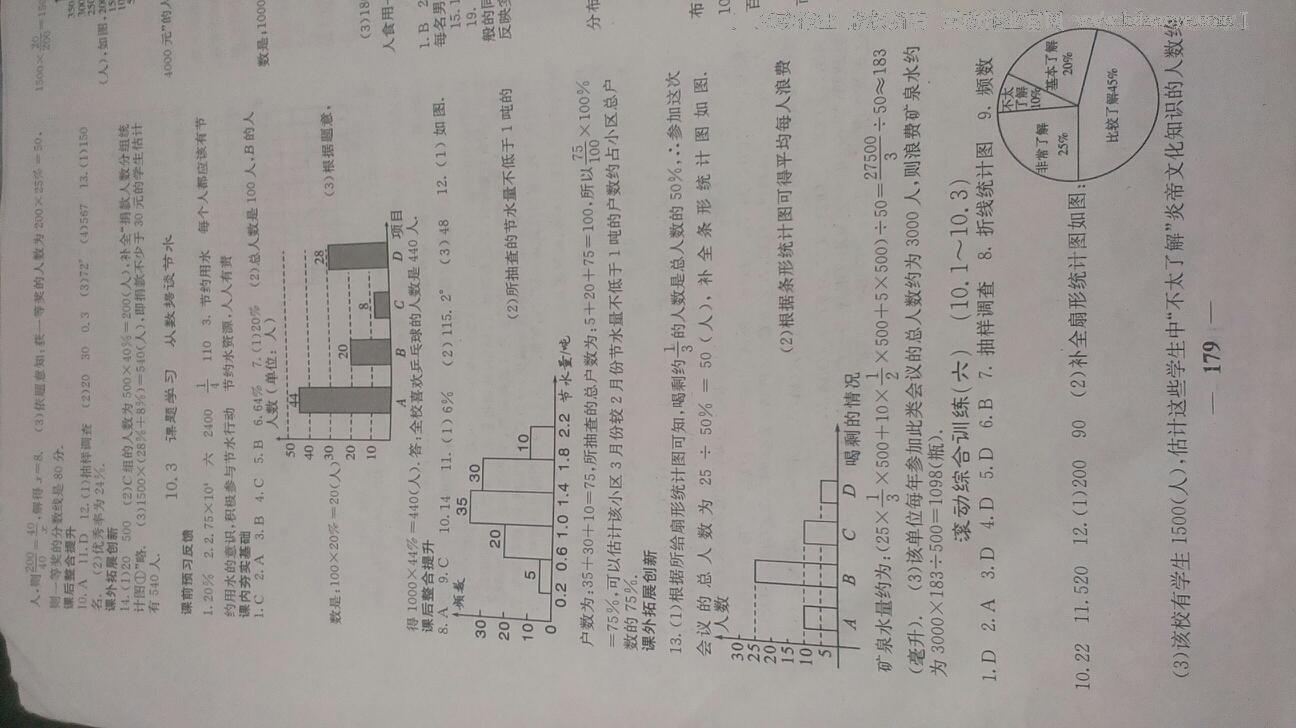 2016年名校课堂内外七年级数学下册人教版 第85页