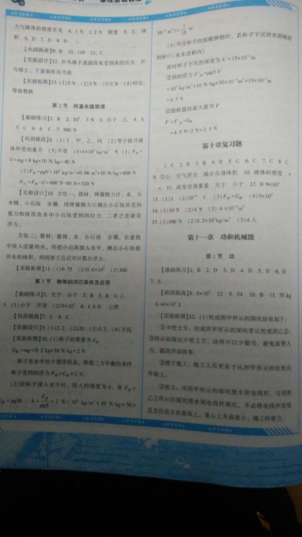 2016年課程基礎(chǔ)訓(xùn)練八年級(jí)物理下冊(cè)人教版 第12頁(yè)