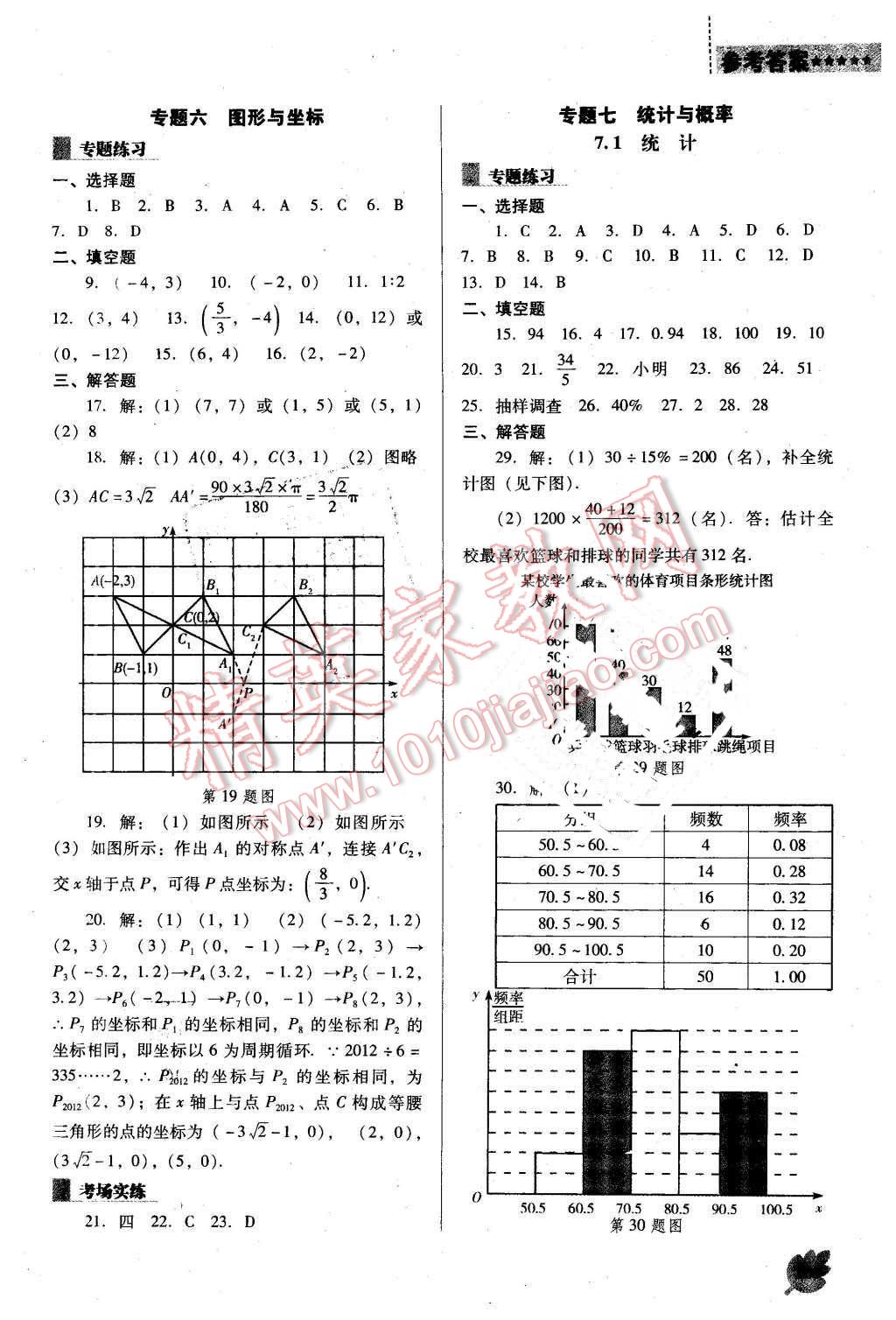 2016年新課程數(shù)學(xué)能力培養(yǎng)九年級(jí)下冊(cè)人教版D版 第23頁(yè)