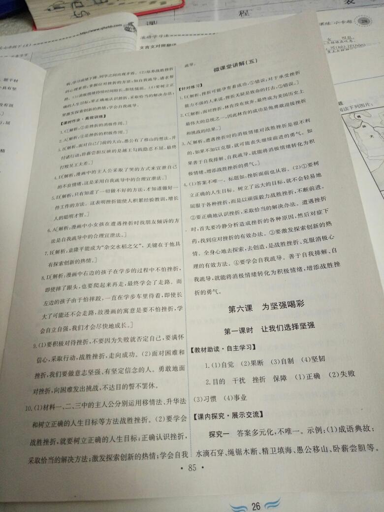 2016年能力培養(yǎng)與測試七年級思想品德下冊人教版 第41頁