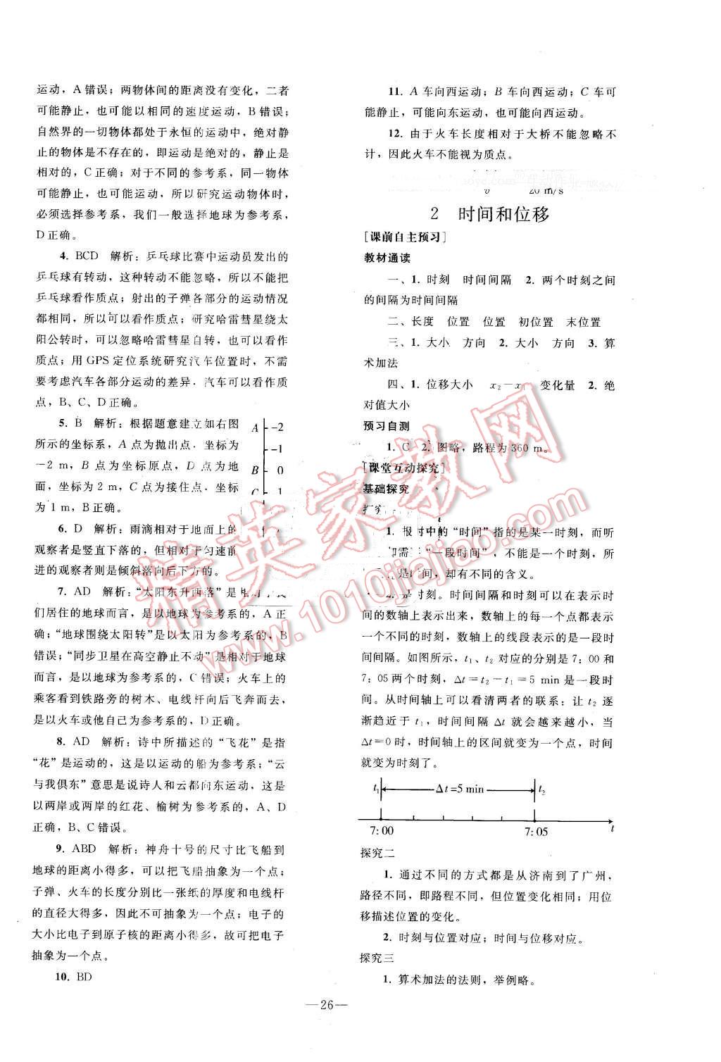 2015年優(yōu)化學案物理必修1人教版 第2頁