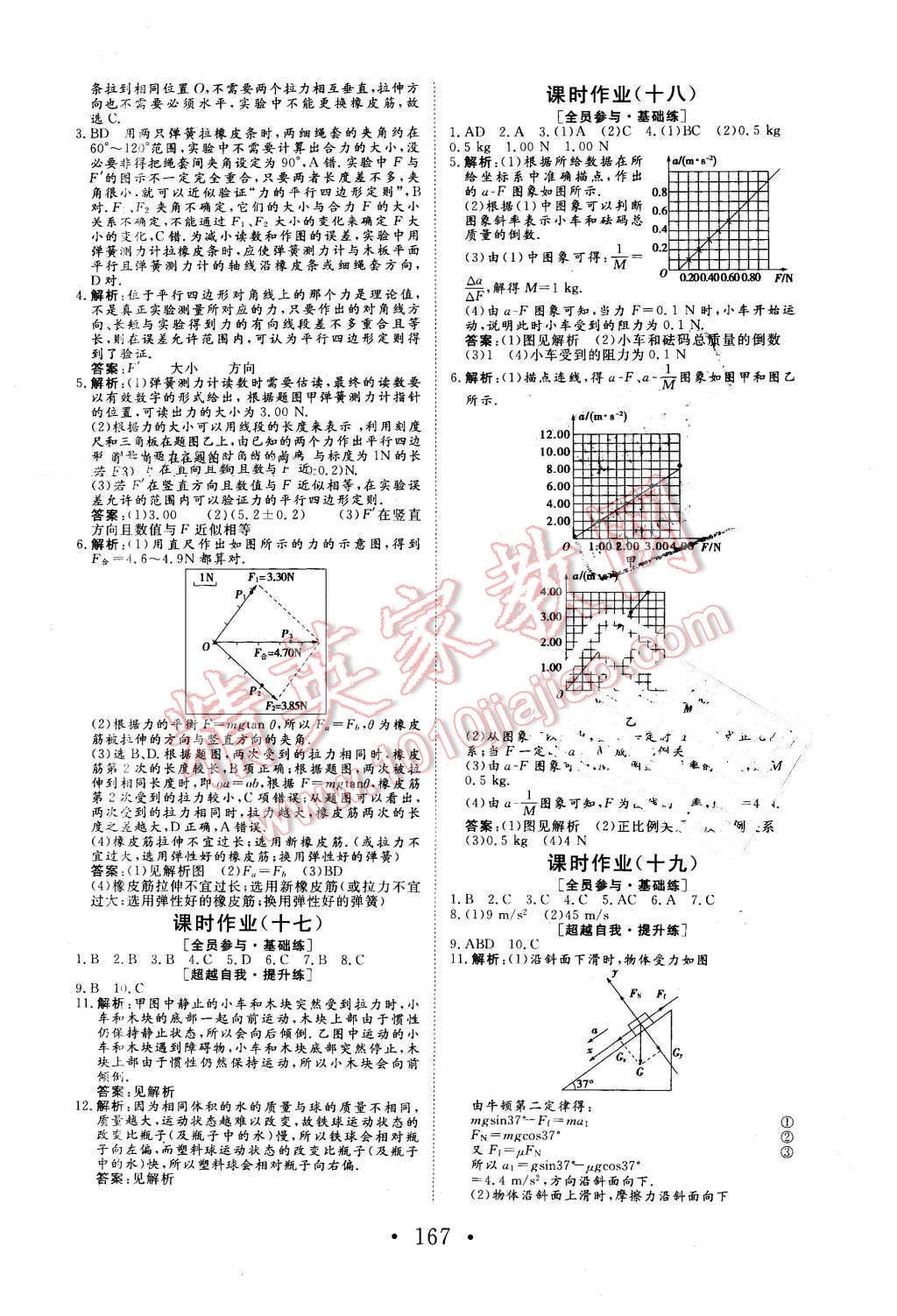 2015年高中新課標(biāo)學(xué)業(yè)質(zhì)量模塊測評物理必修1人教版 第19頁