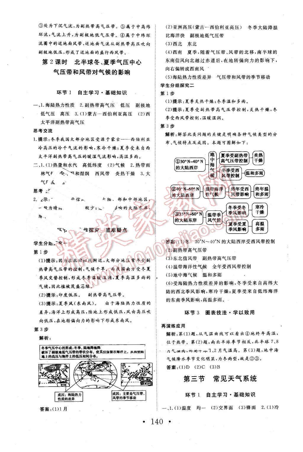 2015年高中新課標(biāo)學(xué)業(yè)質(zhì)量模塊測評地理必修1人教版 第8頁