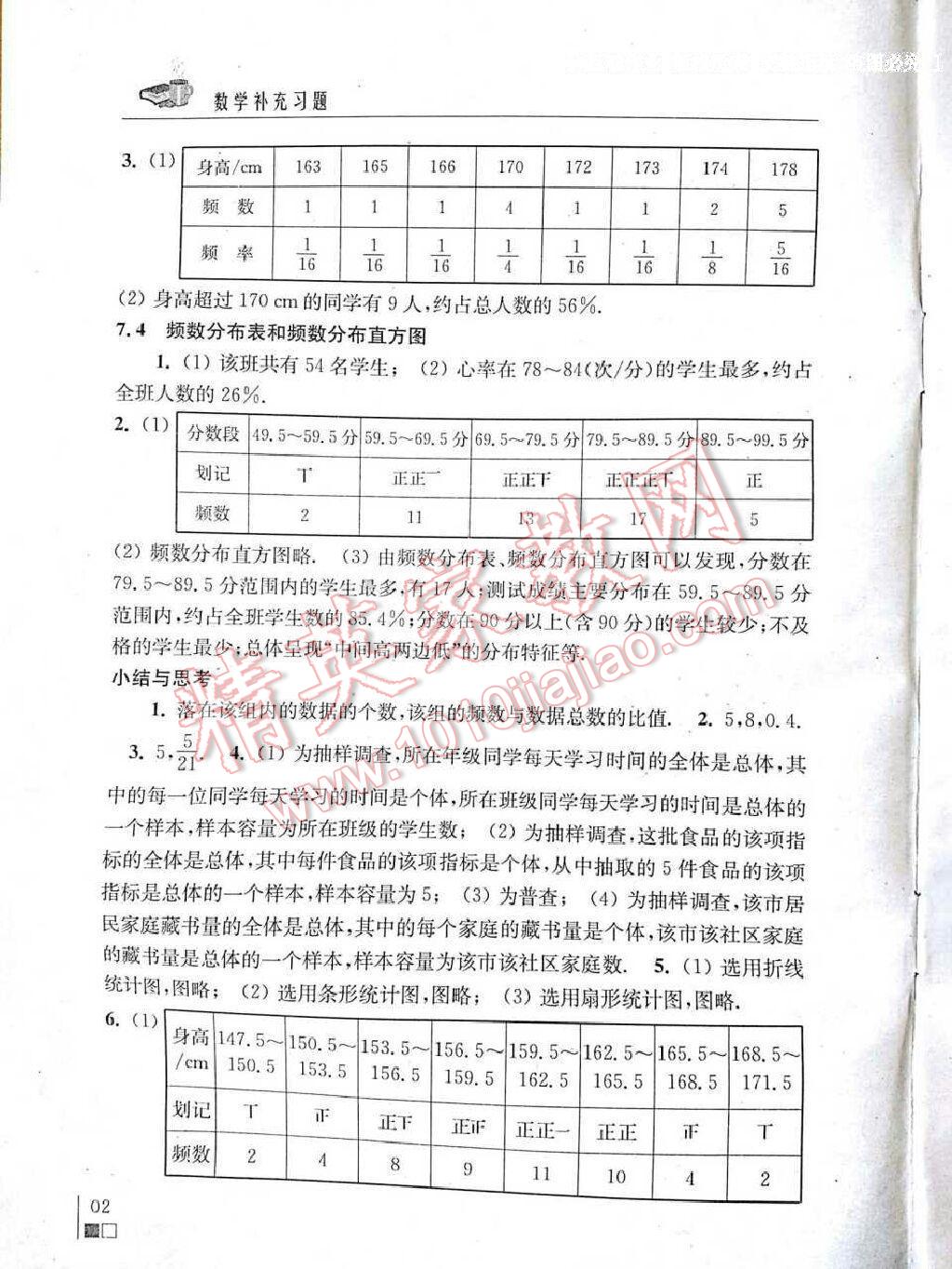 2014年數(shù)學(xué)補(bǔ)充習(xí)題八年級(jí)下冊(cè)蘇科版 第27頁(yè)