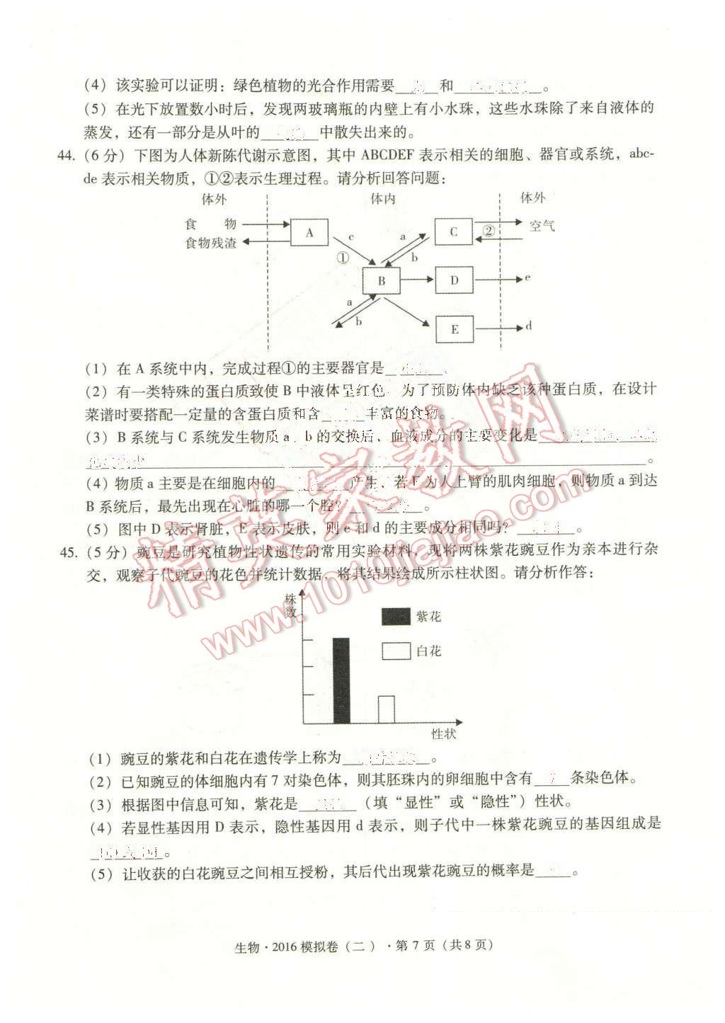 2016年云南中考本土攻略精准复习方案生物 第15页