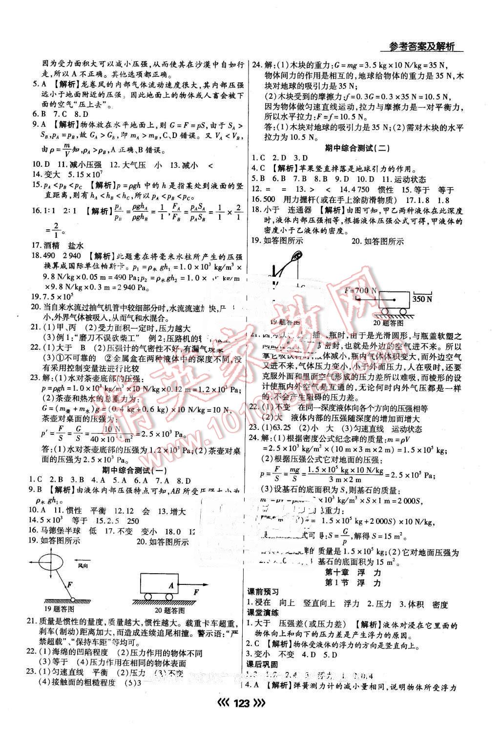 2016年学升同步练测八年级物理下册人教版 第7页