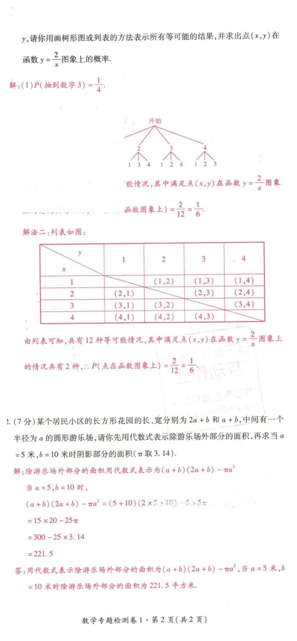 2016年2點備考案數(shù)學(xué) 數(shù)學(xué)專題檢測卷第75頁