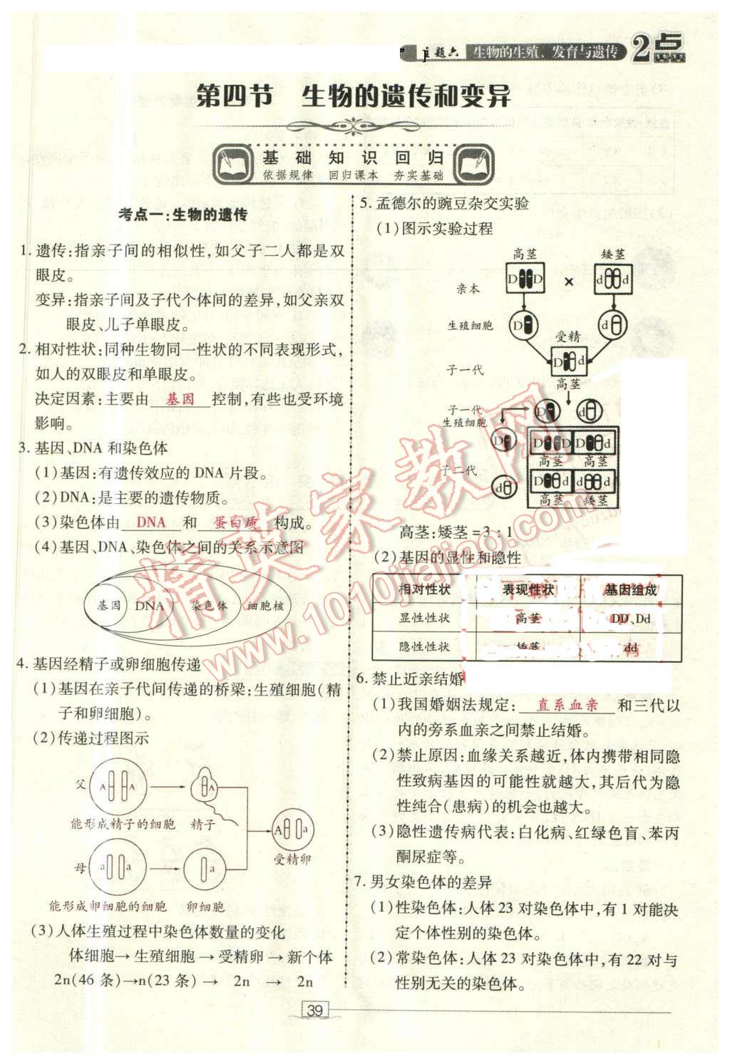 2016年2點備考案生物 第39頁