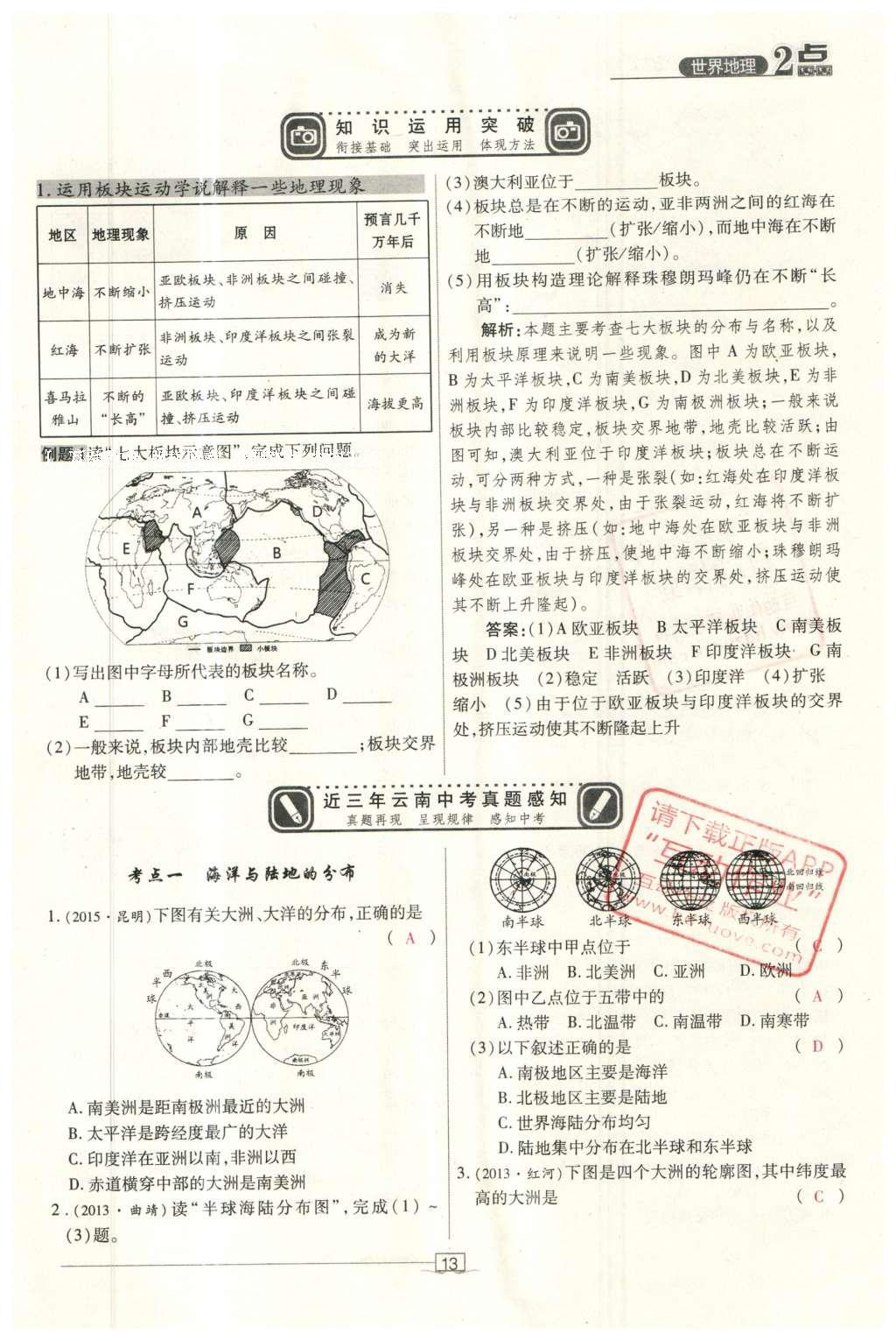 2016年2點(diǎn)備考案地理 世界地理第70頁(yè)