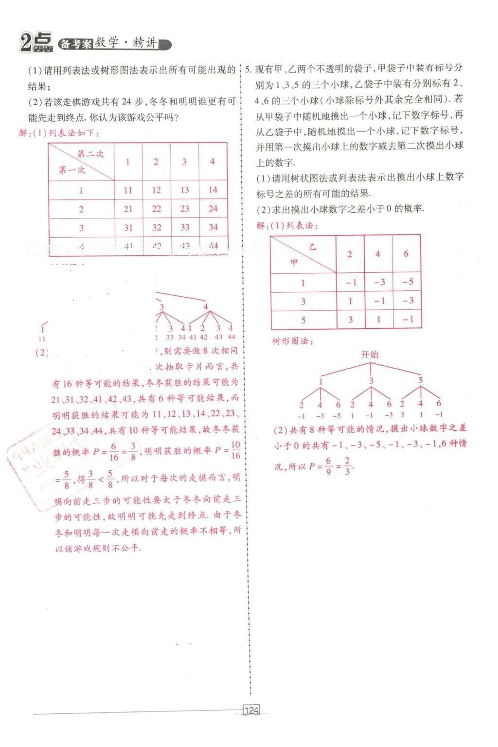 2016年2點備考案數(shù)學 第九章 統(tǒng)計與概率第218頁