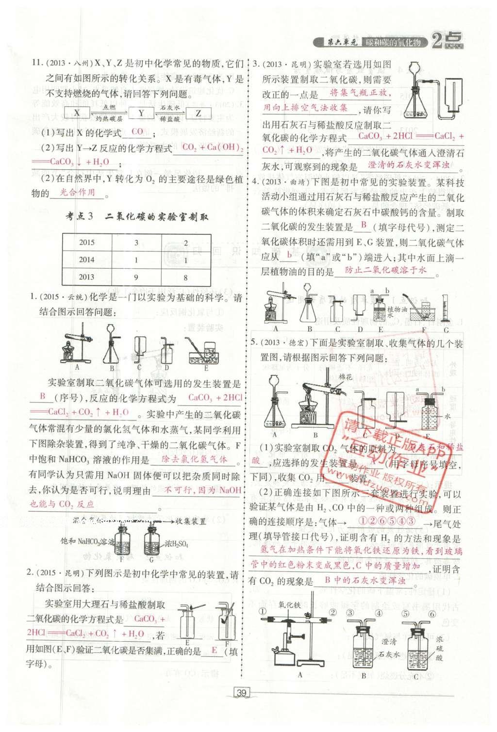 2016年2點(diǎn)備考案化學(xué) 第1-6單元第93頁(yè)