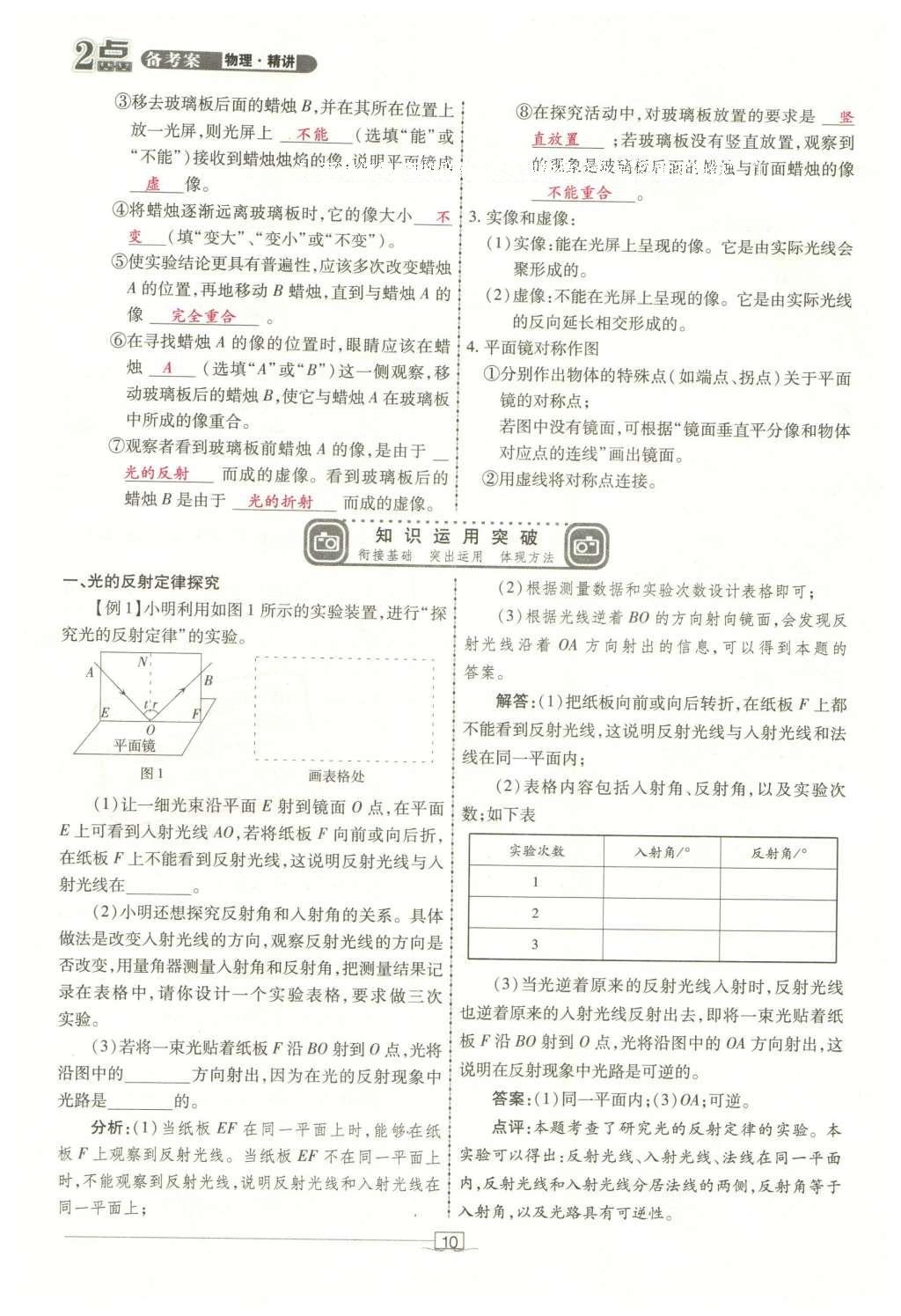 2016年2點(diǎn)備考案物理 第二章 光現(xiàn)象第88頁(yè)