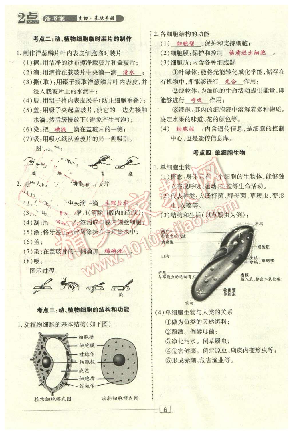 2016年2點備考案生物 第6頁