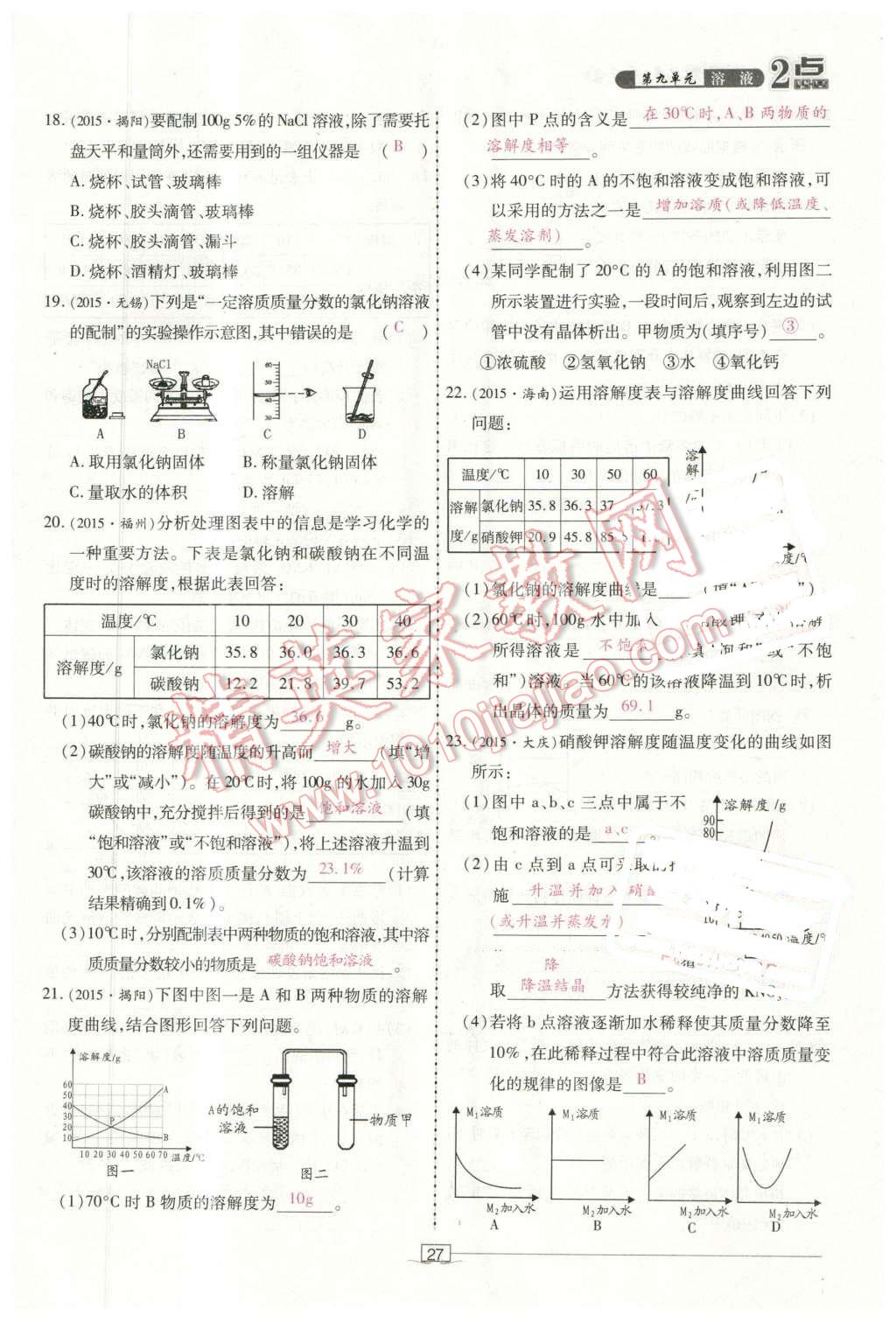 2016年2点备考案化学 第27页