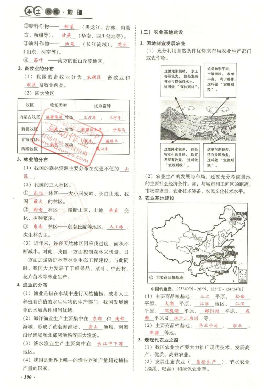 2016年云南中考本土攻略精準(zhǔn)復(fù)習(xí)方案地理 模塊三 中國地理（第10-14章）第116頁