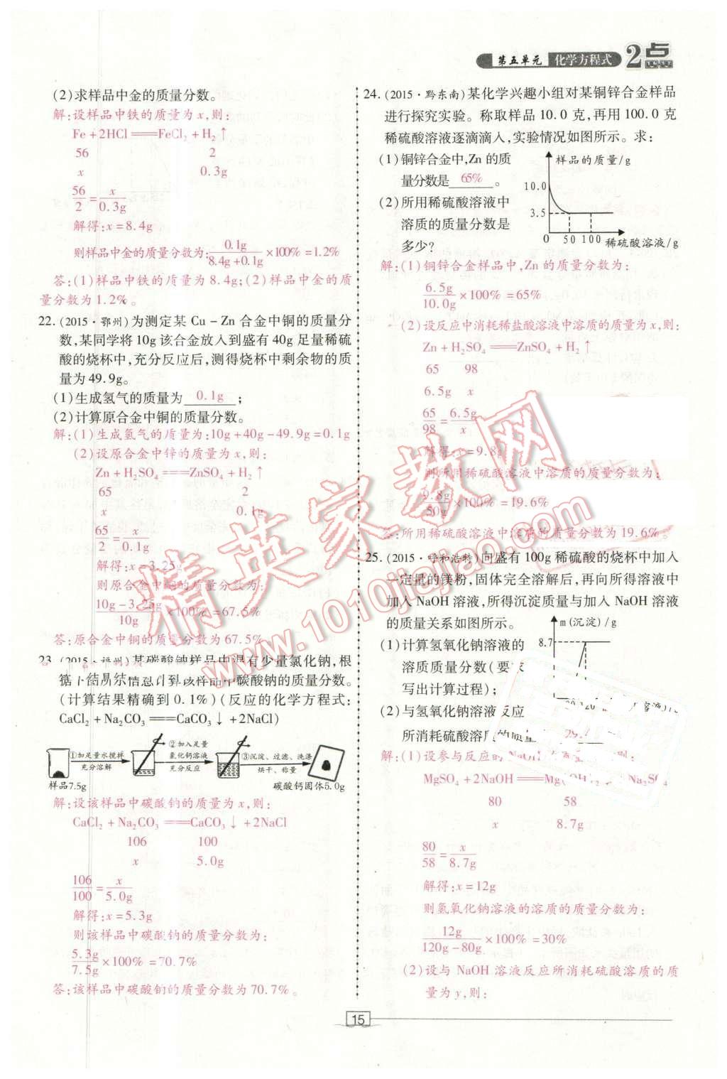 2016年2点备考案化学 第15页