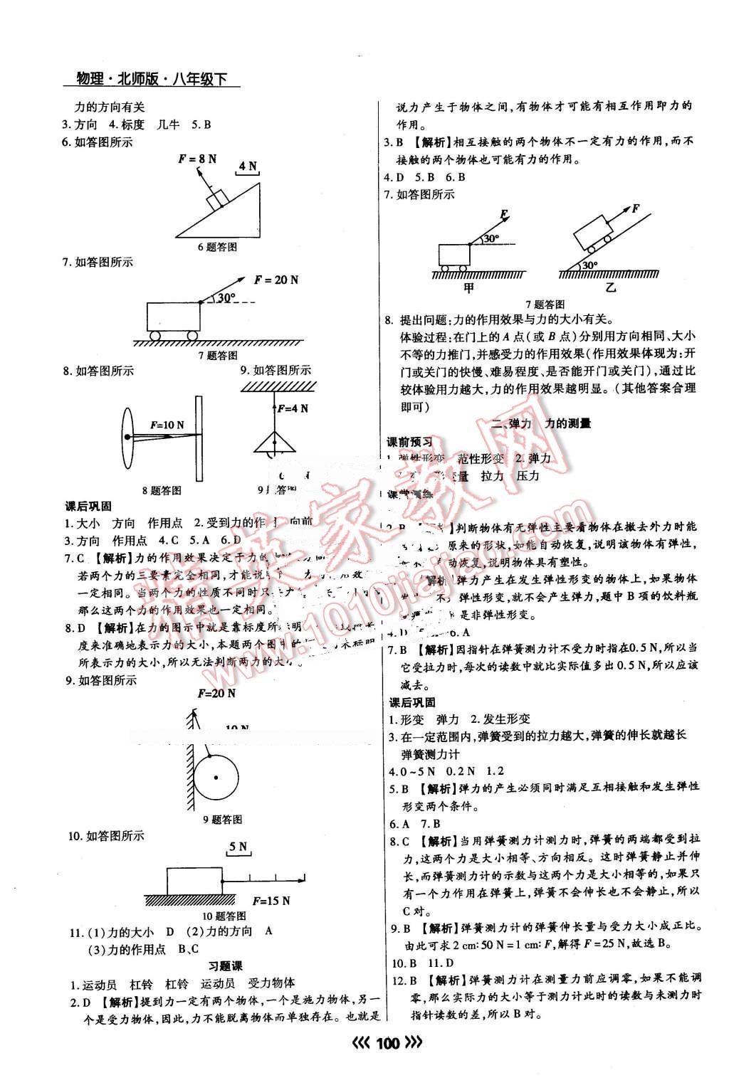 2015年學(xué)升同步練測(cè)八年級(jí)物理下冊(cè)北師大版 第3頁(yè)