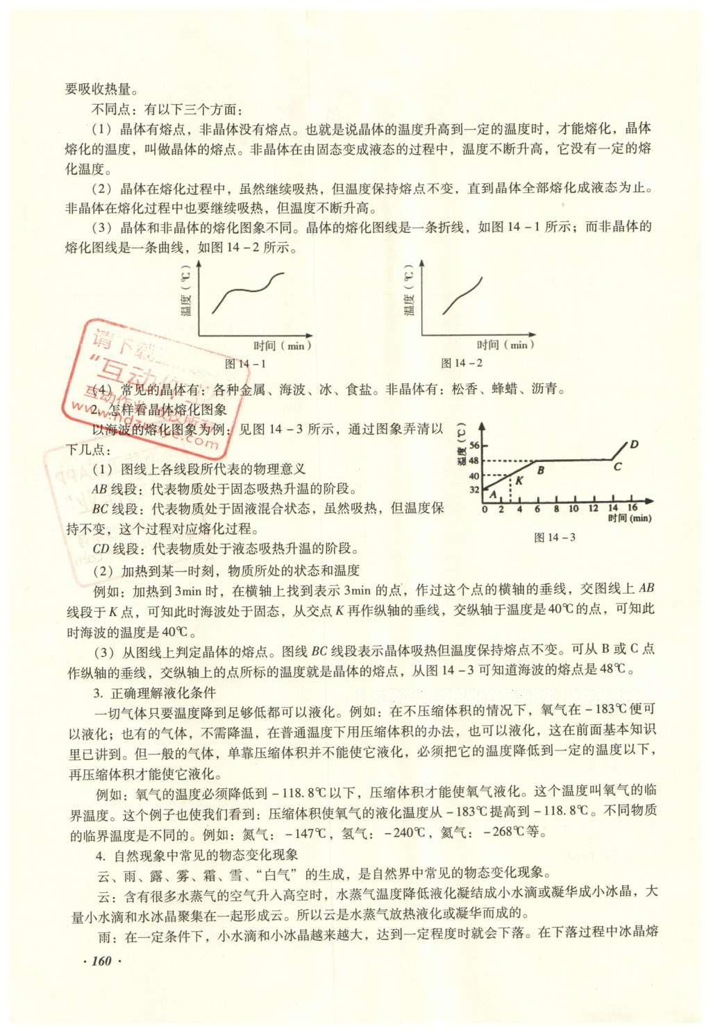 2016年復習指導手冊云南省初中學業(yè)水平考試物理 熱學部分第151頁