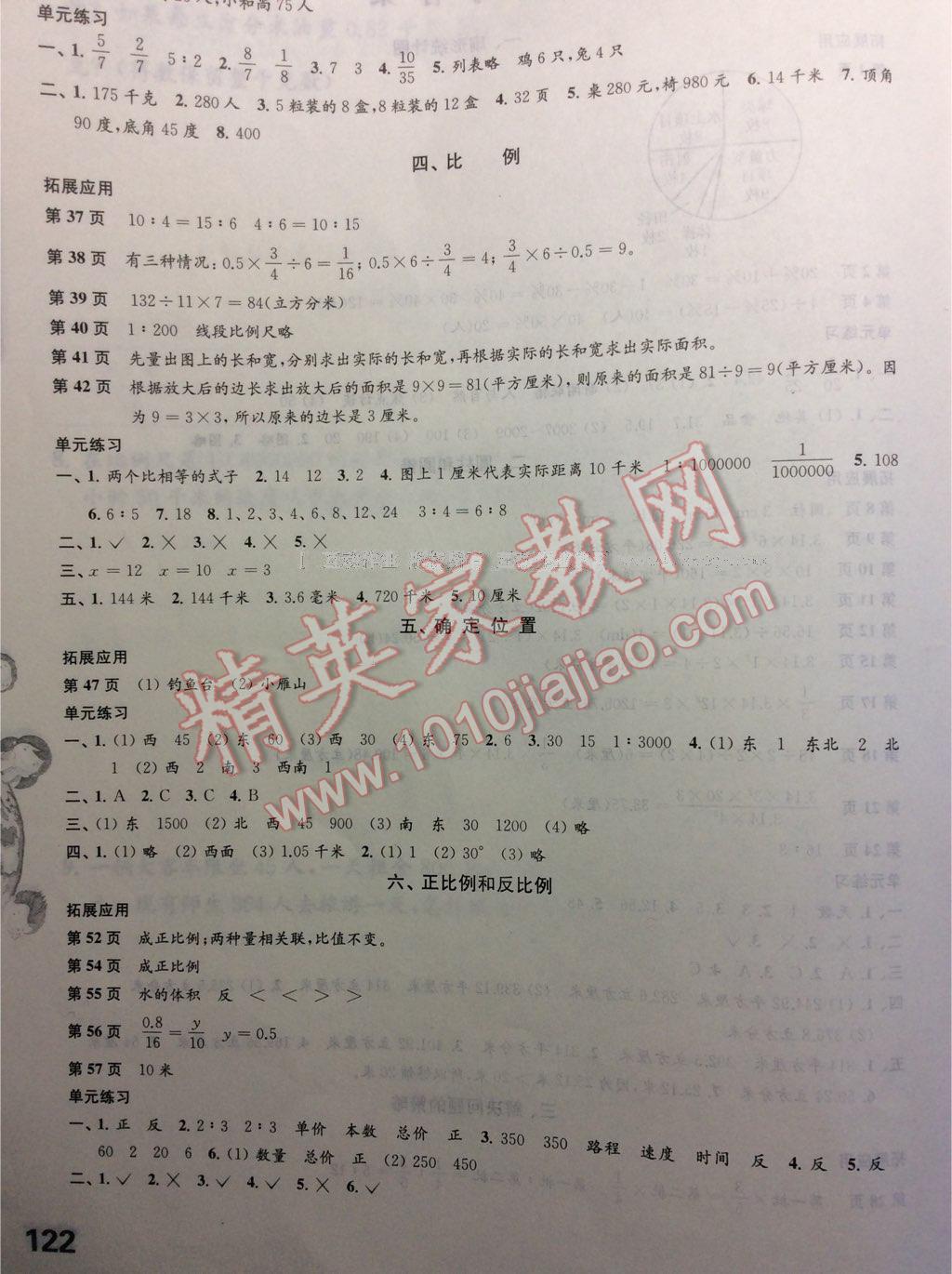 2015年课课练小学数学六年级下册苏教版 第10页