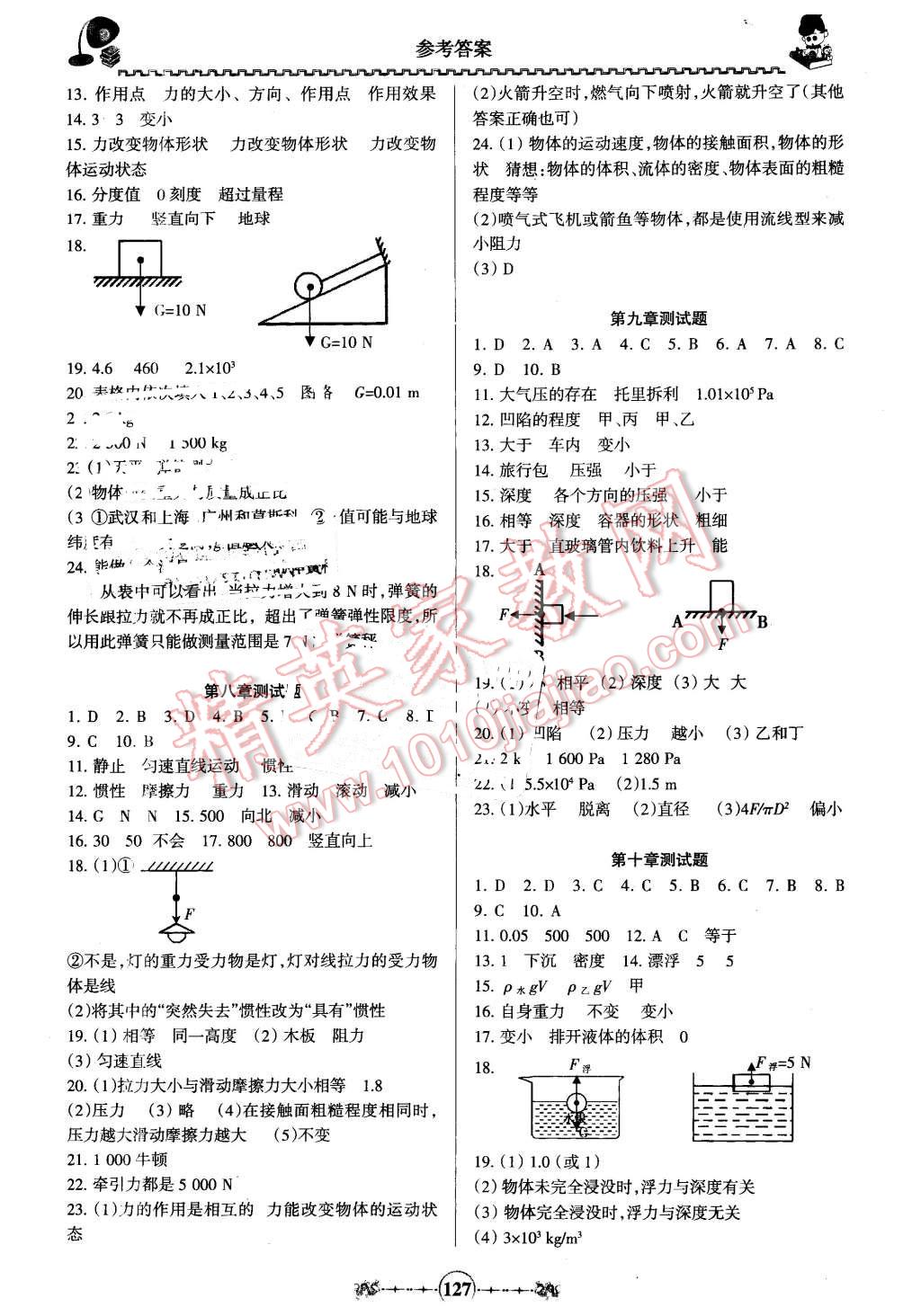 2015年百年学典金牌导学案八年级物理下册人教版 第6页