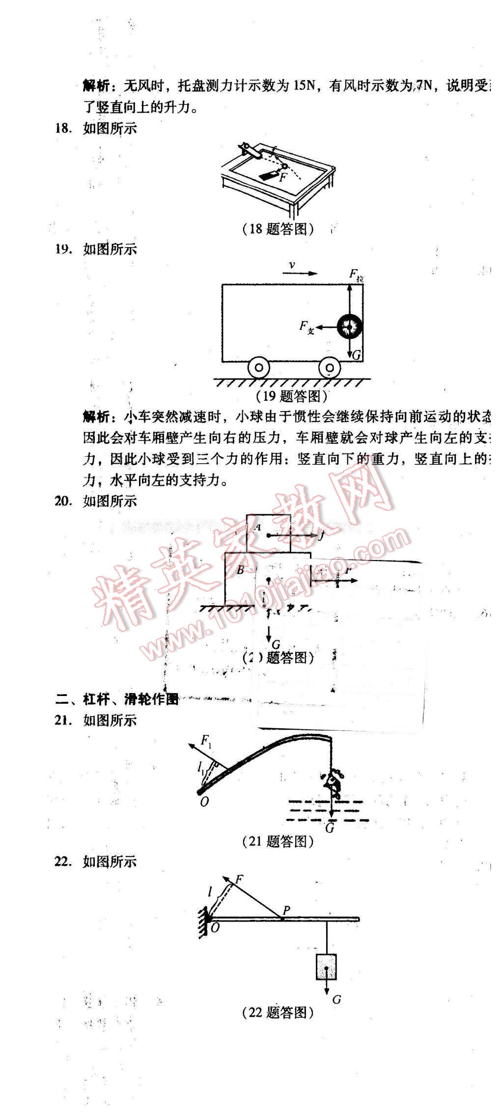 2016年单元加期末复习与测试八年级物理下册人教版 第31页