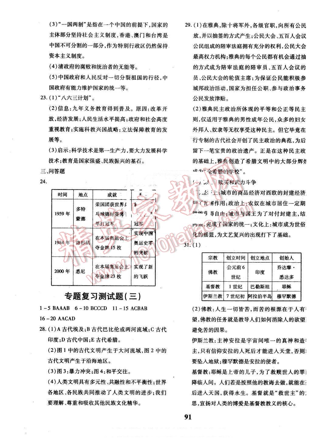 2016年黃岡360度定制密卷八年級歷史下冊北師大版 第11頁