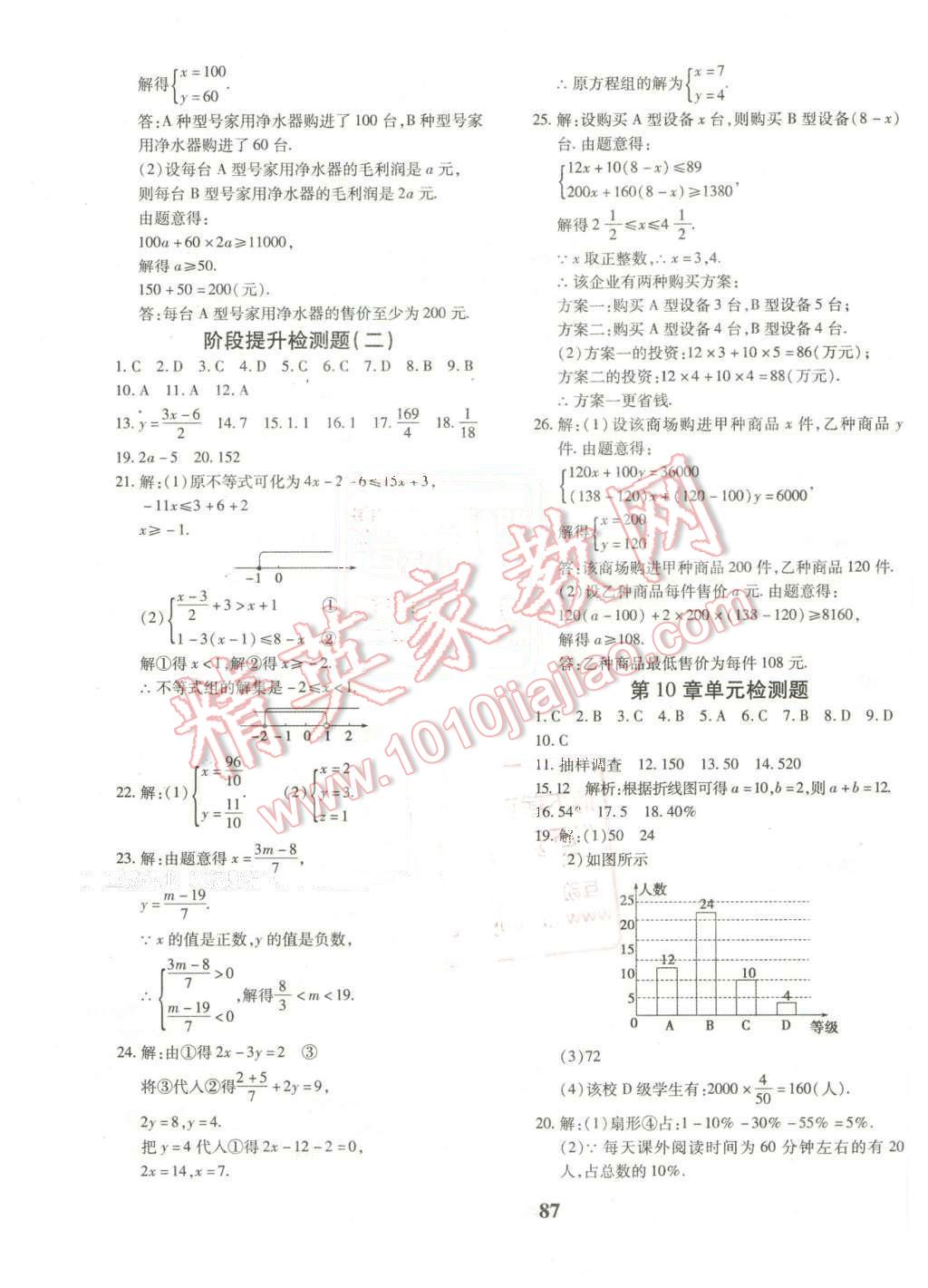 2016年黃岡360度定制密卷七年級(jí)數(shù)學(xué)下冊(cè)人教版 第7頁(yè)