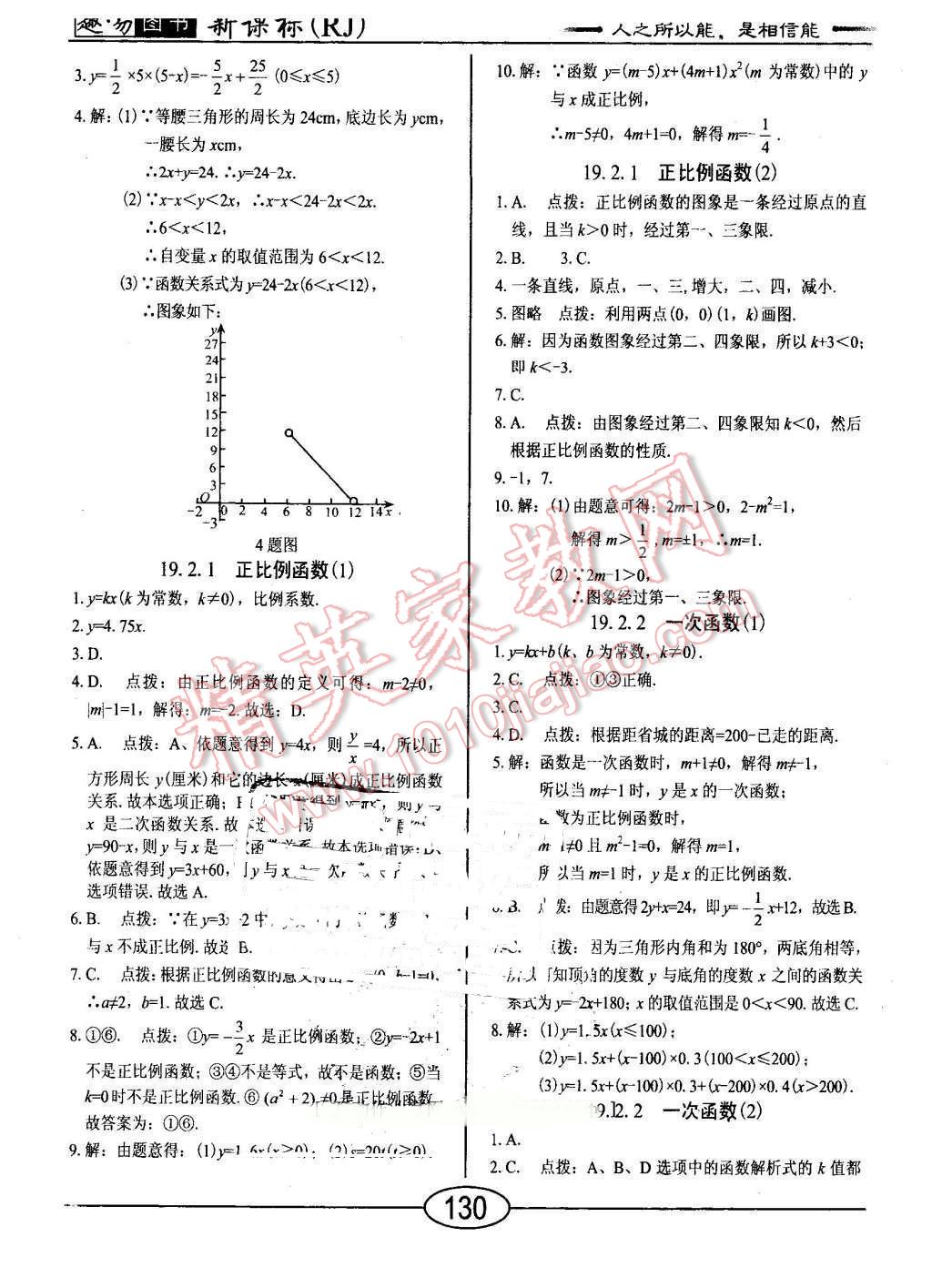 2016年學(xué)考2加1八年級數(shù)學(xué)下冊人教版 第14頁